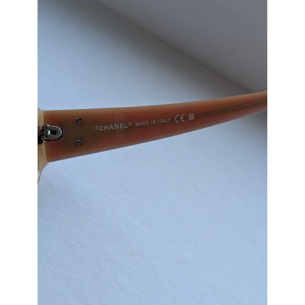 Chanel 5101 Sunglasses Red Tan Square Gradient Lens 57-18 130 CC Logo Summer - Picture 7 of 8